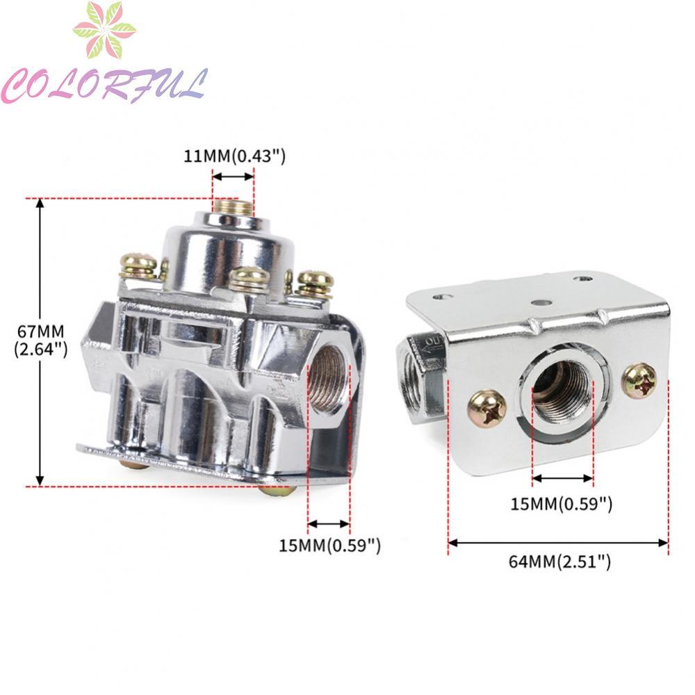 ตัวควบคุมน้ํามันเชื้อเพลิงต่ําปรับได้ 1-4 Psi 0.220in (7/32in) Restriction Precision Fit