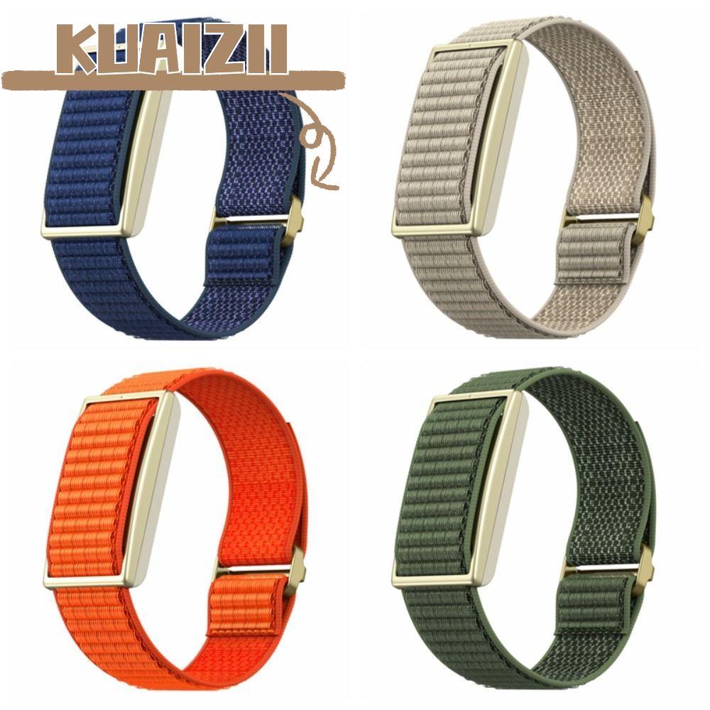 KUAIZII สายรัดฟิตเนส Tracker,Breathable Loop Design Sport Band,ไนลอนปรับสายรัดข้อมือสําหรับPolar Loo