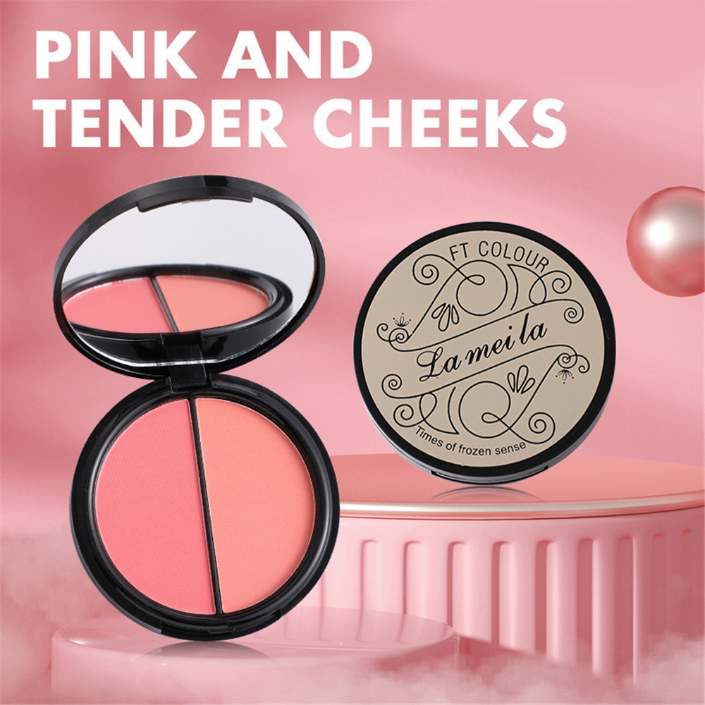 CleanBlushChalenge Glowy ราคาไม่แพง Blush Contouring Cheek And Eye Duo Vegan Cream Blush Dewy Matte 