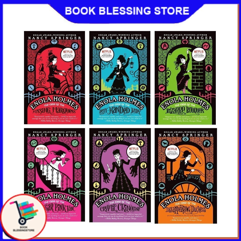 ปริศนา Enola Holmes โดย Nancy Springer (6 เล่ม) - ร้านหนังสือ Blessing