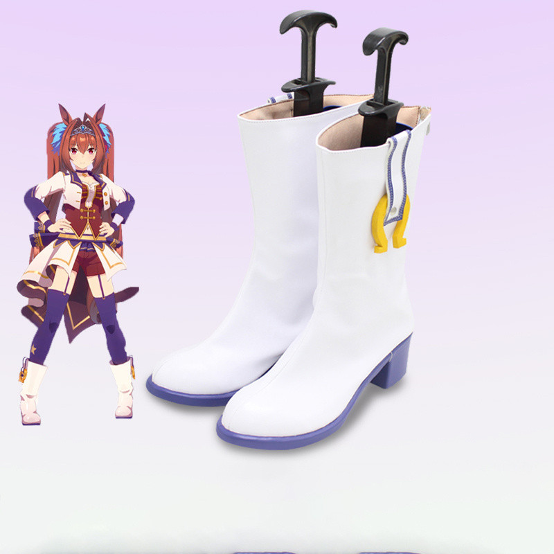 Uma Musume Pretty Derby Live Gold Ship & Daiwa Scarlet Cosplay Shoes Anime Game Character Boots