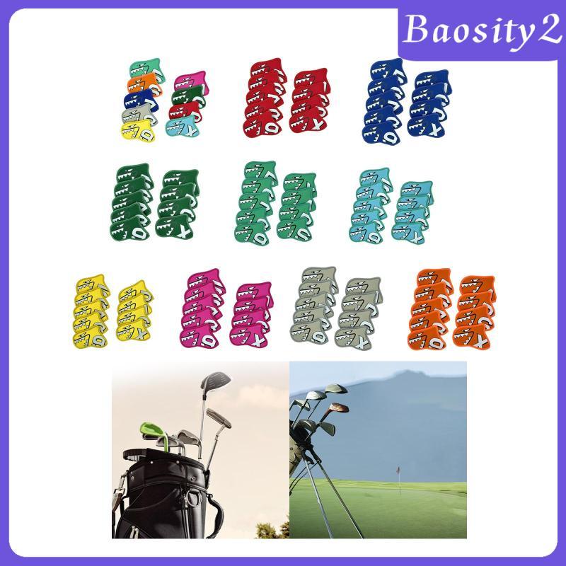 [Baosity2] 9x Golf Iron Covers Set Golf Clubs Case Protective Golf Club Headcovers Protector for Mos