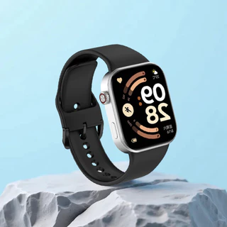 สายนาฬิกาซิลิโคนกีฬา ยางรัดดั้งเดิม ซิปสีเดียวกัน for Smartwatch Redmi Watch 6 5 4 /Xiaomi Mi Band 10 9 8 Pro