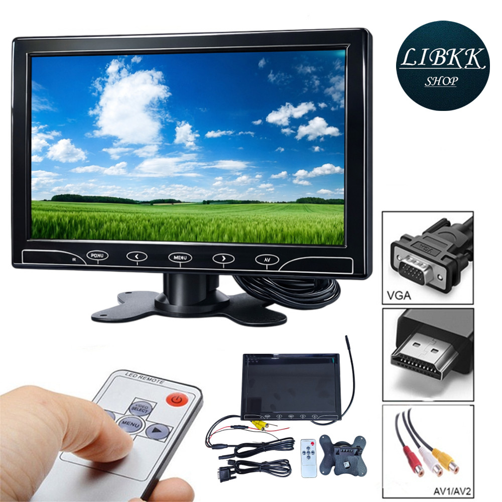จอมอนิเตอร์ติดรถยนต์ขนาด10.1 นิ้ว  VGA AV HD MI monitor 10.1 inch
