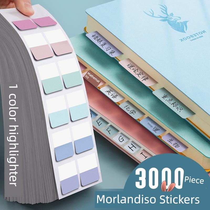 postit น่ารัก postit ฉลากสอบเข้าโรงเรียนมัธยมติดกระดาษแคตตาล็อก Morandi