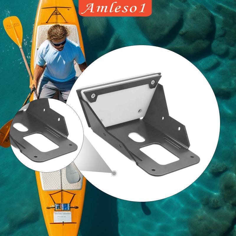 [Amleso1] น้ําจืดและน้ําเค็ม Kayak Motor Mount Bracket อลูมิเนียมทนทานสําหรับเหยียบไดรฟ์ Kayak Stabi