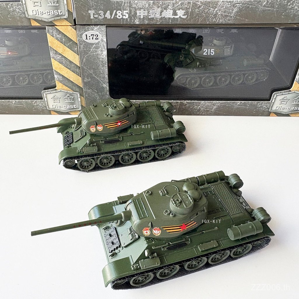 1/72 รัสเซีย T34 Heavy Tank T34-85 รัสเซีย IS-2 โลหะผสมผลิตภัณฑ์สําเร็จรูปทหารรุ่นเครื่องประดับคอลเล