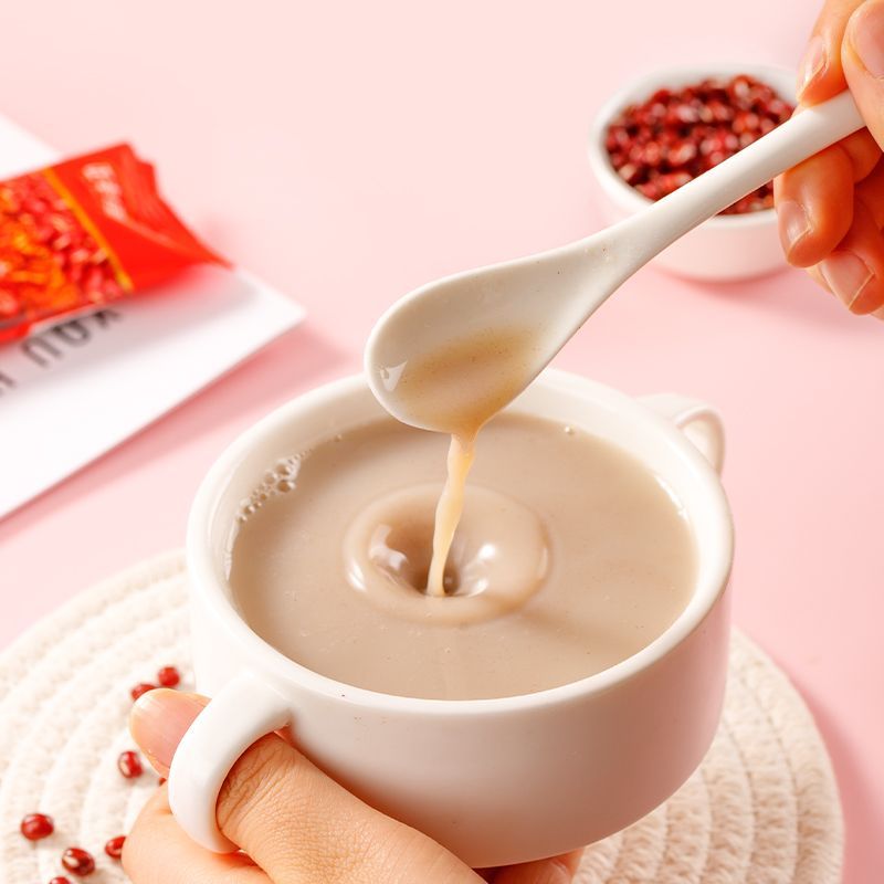 สินค้าใหม่คลังสินค้าพร้อม Five Red Soy Milk Pink Dates Wolfberry Red Rice Peanut Soy Milk Powder Mil