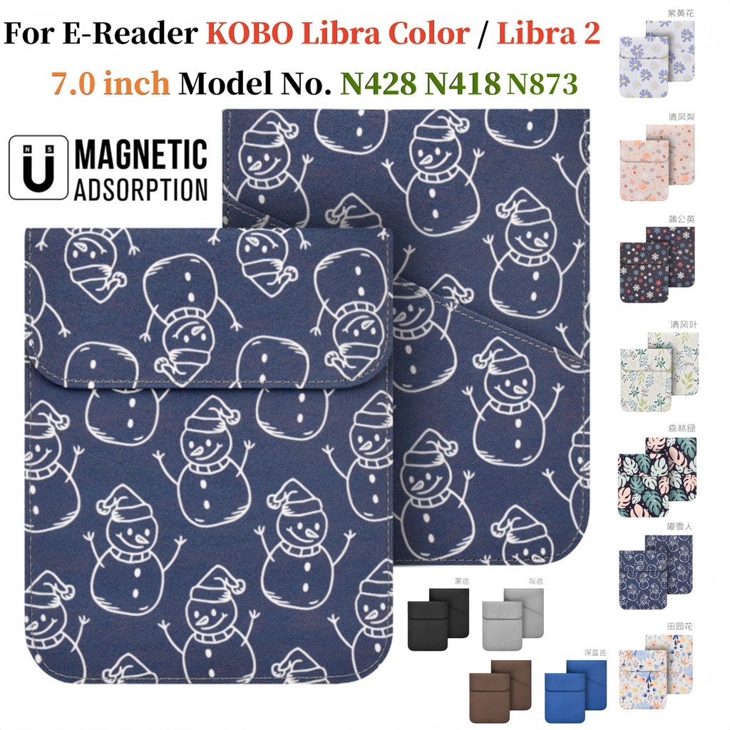 สําหรับ Kobo Libra สี 2024 N428 7.0 "Kobo Libra 2 2021 N418 Kobo Libra H20 2019 N873 E-book Readers 
