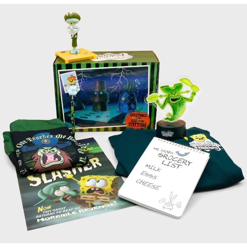 ชุดสเวตเตอร์ SpongeBob SquarePants Halloween และคริสต์มาส พร้อมกล่องบรรจุพิเศษ Flying Dutchman Octop