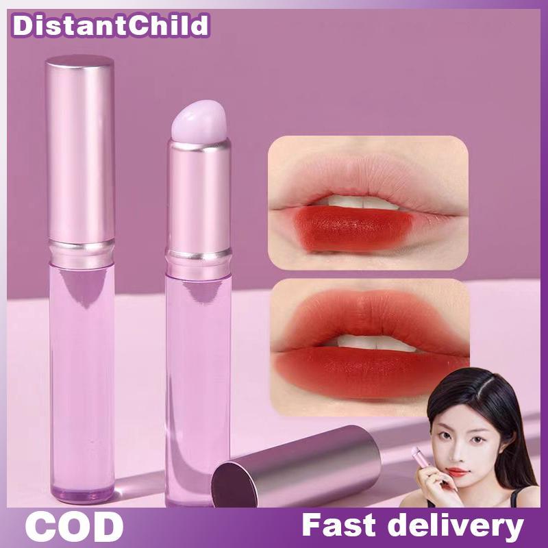 DSTH Soft Silicone Lip Brush มุมคอนซีลเลอร์แปรงแต่งหน้าเครื่องมือแบบพกพารอบเช่นปลายนิ้ว Lipsti แปรงค