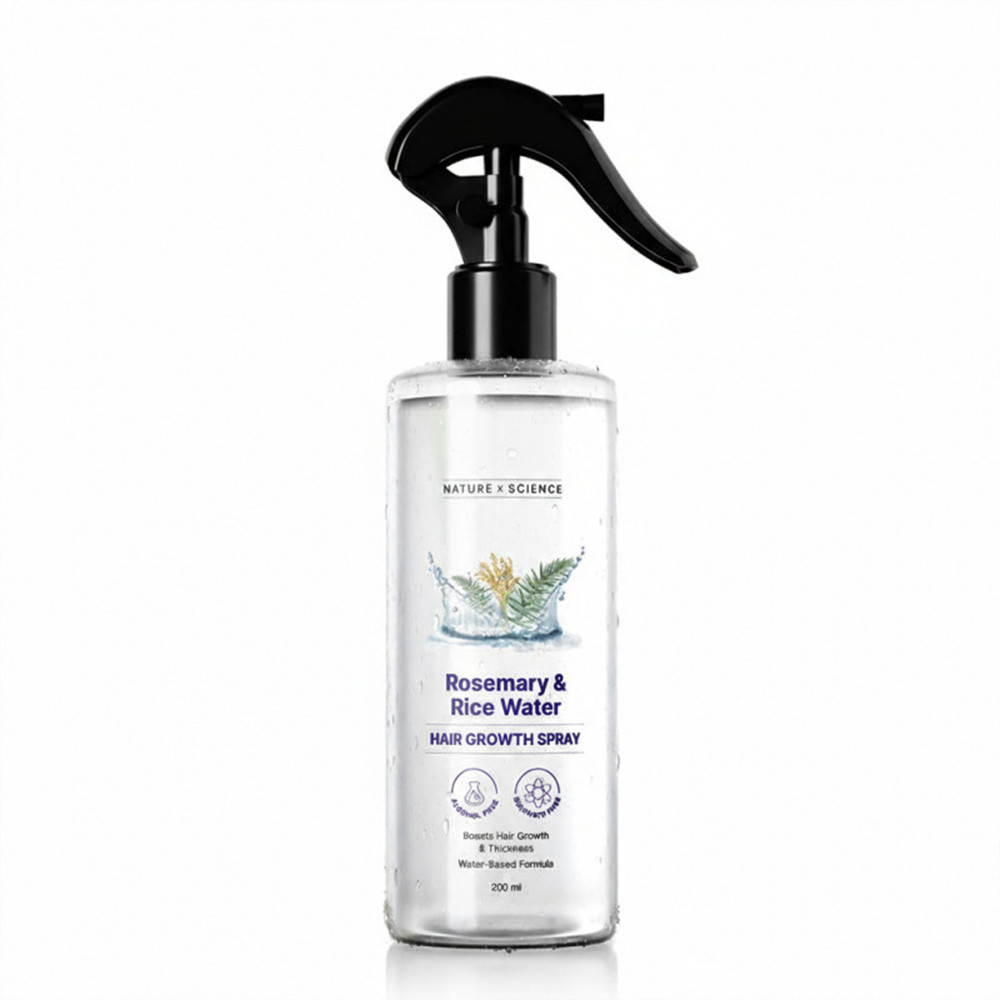 Rosemary Spray for Hair Growth & Thickness with Rice Water