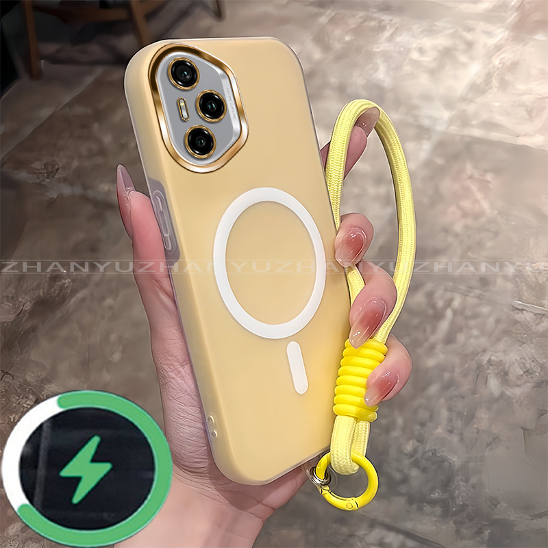 เหมาะสําหรับ honor 100 200 300 pro เคสโทรศัพท์ใหม่ minimalist anti jelly drop แหวนชาร์จแม่เหล็ก soft