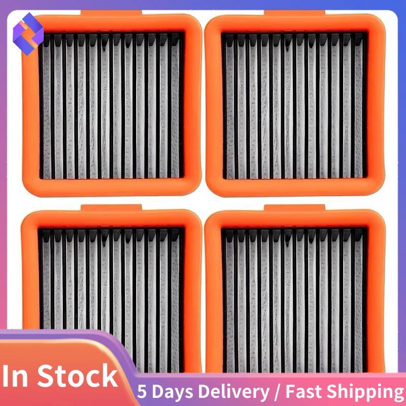 เปลี่ยนส่วน 4pcs เครื่องดูดฝุ่นกรอง Fit สําหรับ D100 D100 Pro D5 D5pro D100 Plus A60 V8 รุ่น