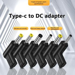 BBTH USB C PD To Power Connector Universal /9/12V ประเภท C ถึงแจ็คปลั๊กชาร์จอะแดปเตอร์แปลงสําหรับเราเตอร์พัดลมแท็บเล็ต Vary