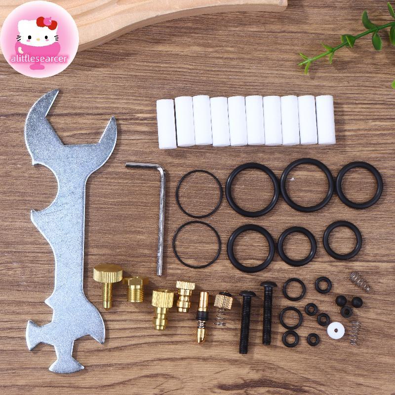 Alittlesearcer 1 ชุดคู่มือปั๊มลมโอริงซีลแรงดันสูงอุปกรณ์เสริม Inflator ชุดซ่อมชุด PCP ปั๊มอะไหล่ EN