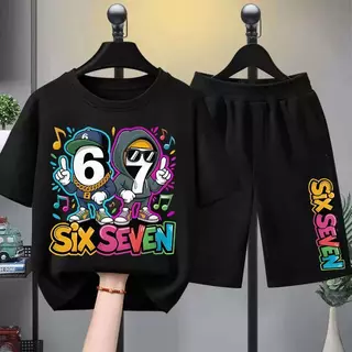 BOB [พร้อมส่ง] ชุดเด็กชาย kidsเสื้อยืดเด็ก  67 ลวดลายพิมพ์ เสื้อยืดเด็ก คอตตอน ชุดสูทเด็กผู้ชาย ชุดลำลอง 2 ชิ้น แฟชั่น ส