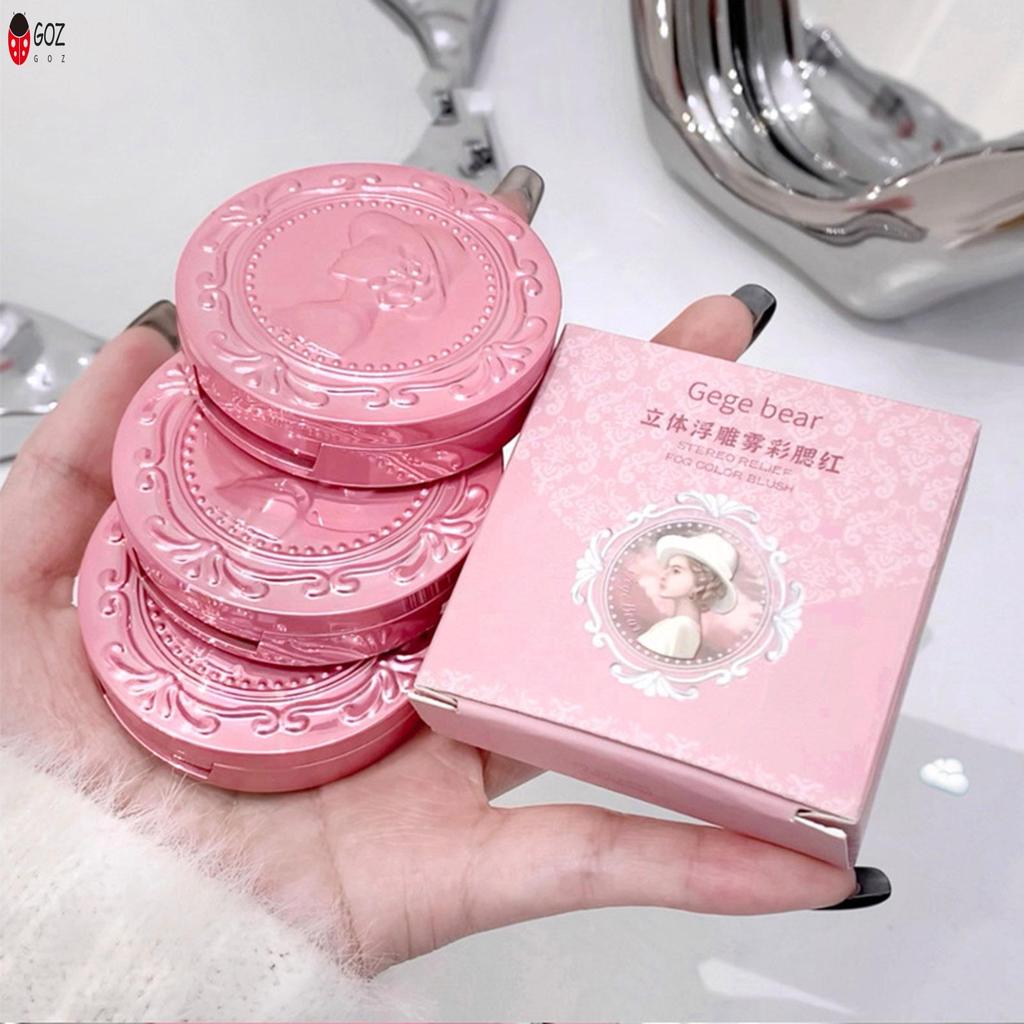 ผู้หญิง All-Day Face Blush Natural Finish Cruelty-Free Powder Blush สําหรับผู้หญิงสาวนักเรียนเครื่องสําอาง