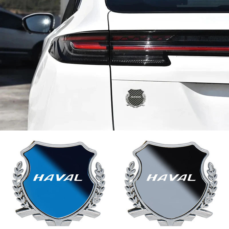 โลหะรถหน้าต่างสัญลักษณ์ด้านหลัง Badge Decals กระจกสติกเกอร์สําหรับ Haval M4 H2 H3 H6 H5 H9 H8 H7 H6S