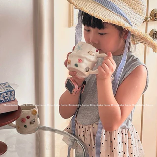 เลี้ยงปลาค่ะ~ แก้วนม แก้วกาแฟ ใช้ไมโครเวฟได้ เปลือกหอย🐚 พร้อมส่ง