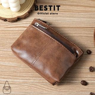 กระเป๋าสตางค์และที่ใส่เหรียญแบบวินเทจ.Zero, จากหนัง PU มีซิป…