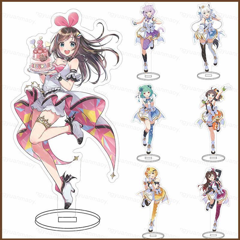 ZY2 HOLOLIVE Action Figure อะคริลิคของเล่นตารางอะนิเมะ Pekora Nekomata Inugami Korone Uruha Rushia ต