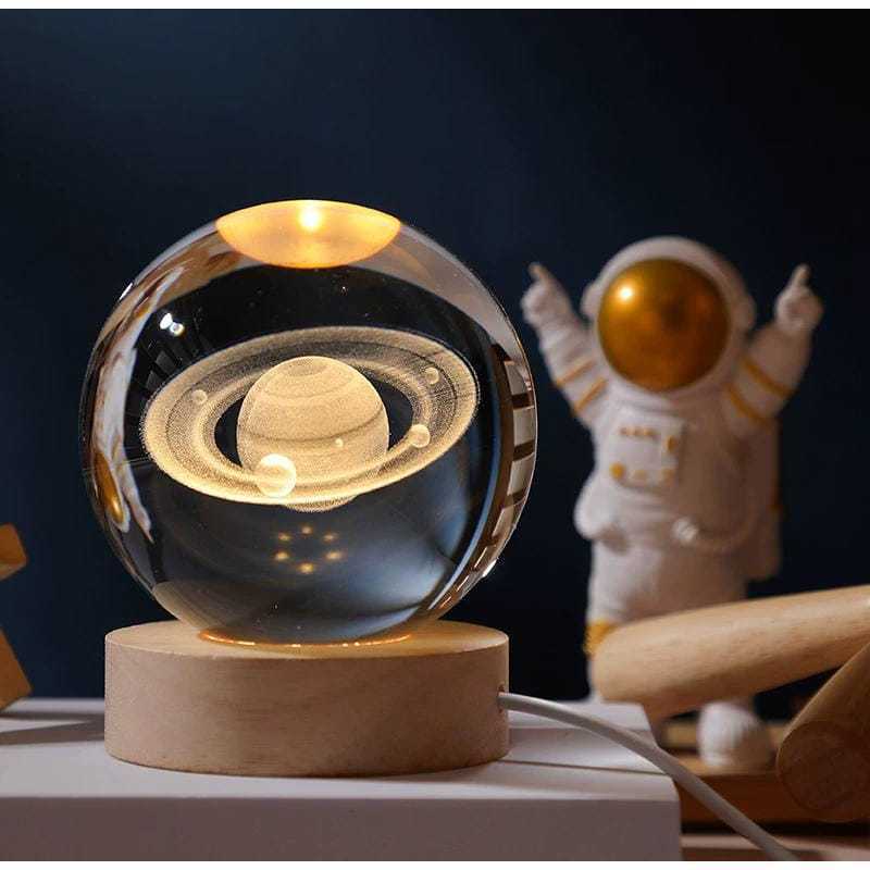 Aesthetic Room Decoration Display / LED Planet Crystal Lights เครื่องประดับ M82