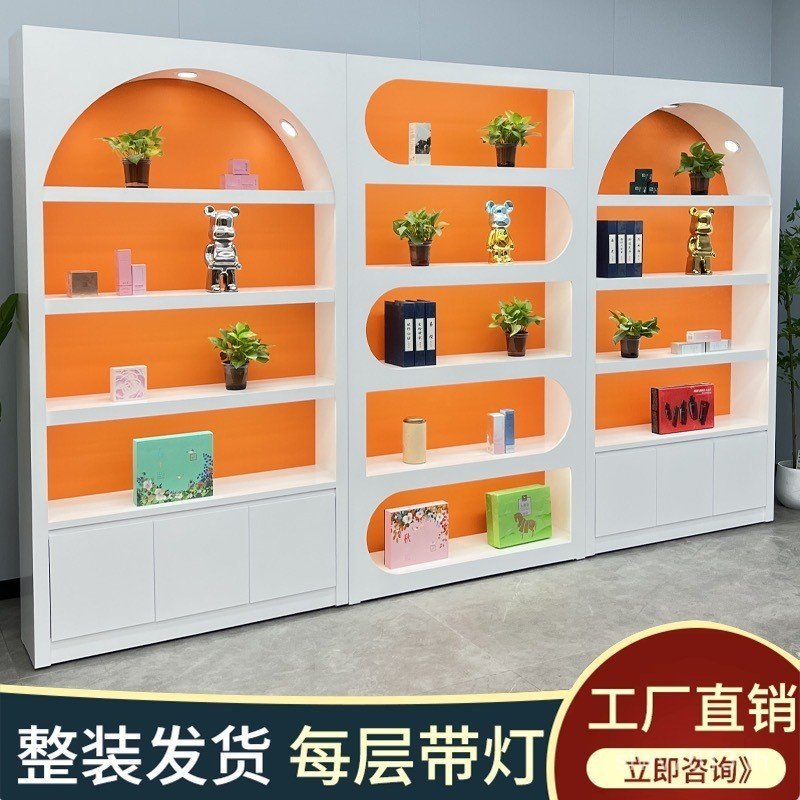 Baked Cosmetics Showcase Cabinet Shoes Products Hand-made Cabinet Bag Paint Fix Room Display Cabinet