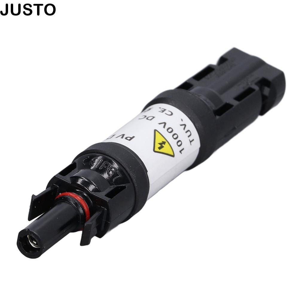 JUSTO PV ไดโอดเชื่อมต่อ, 2.5-6.0 มม.เส้นผ่านศูนย์กลางลวด 20A แผงตัวเชื่อมต่อ, ทองแดงชุบเงินกันน้ํา 1