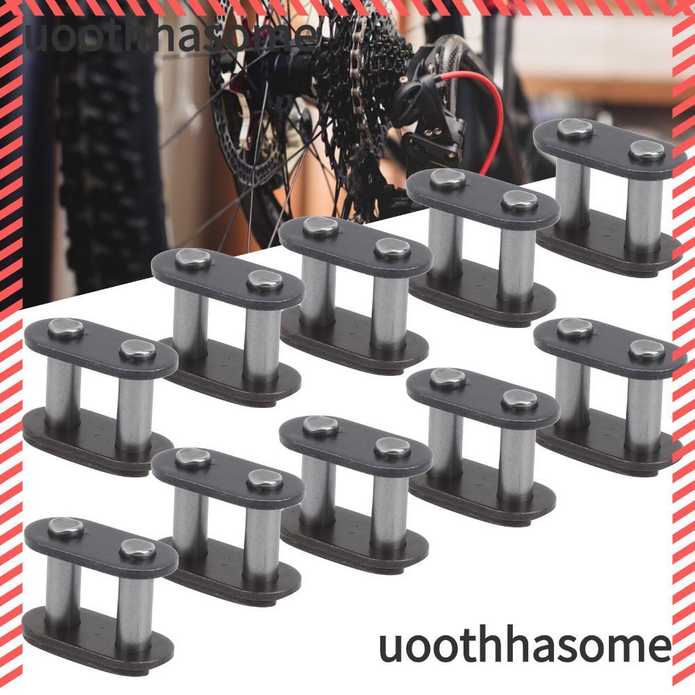 UOTHHASOME 10PCS Master Connecting Link,เหล็กสีเทาT8F Chain Master Link,ทนทานน้ําหนักเบาเชื่อมต่อMin