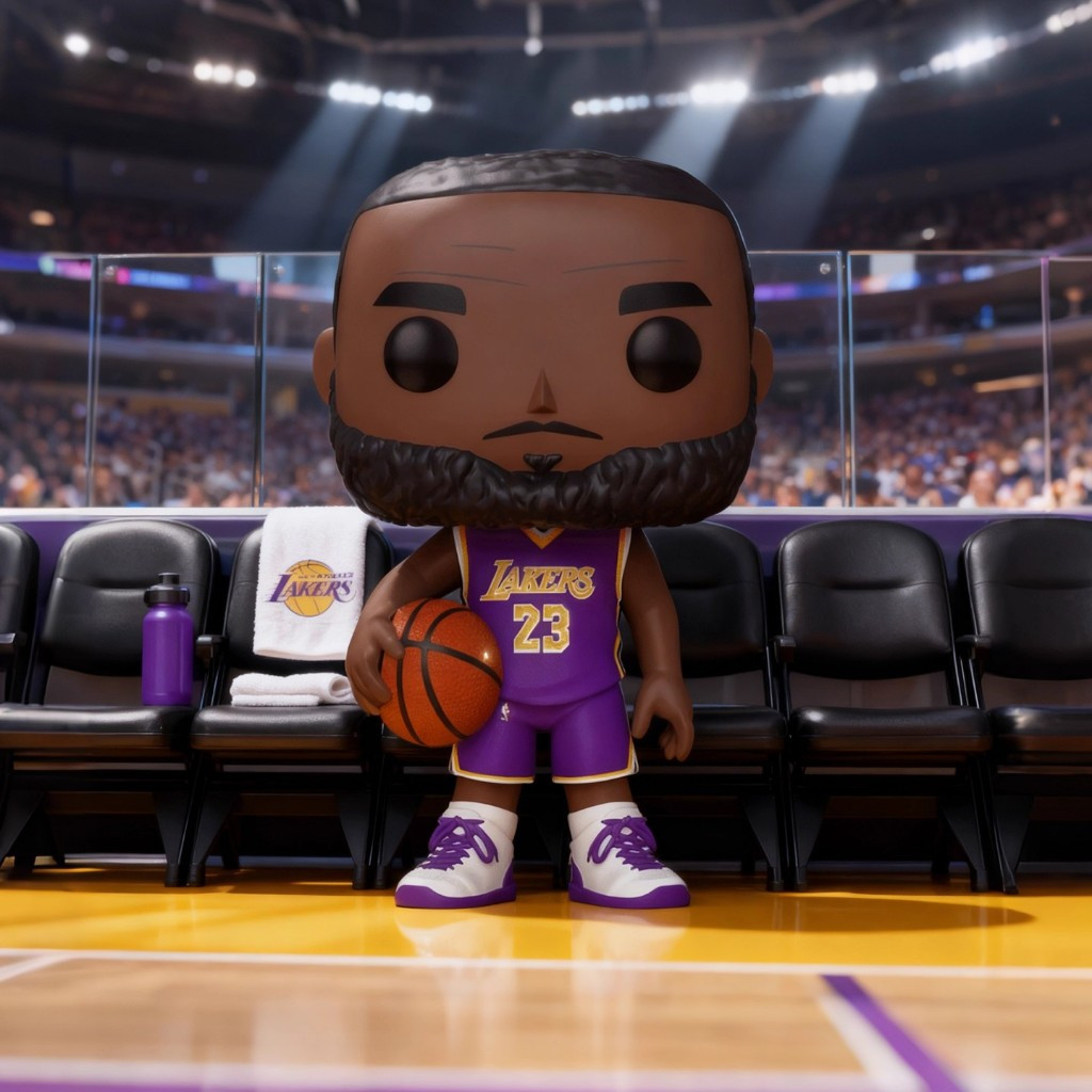 🎈 [Pre-Order] Funko Pop Basketball NBA Lakers LeBron James Figure Model