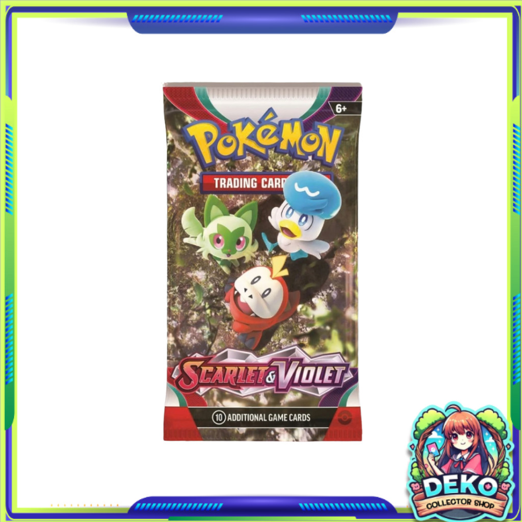[ แยกซอง ] Pokémon TCG : Scarlet & Violet  Booster Pack Eng (p3)