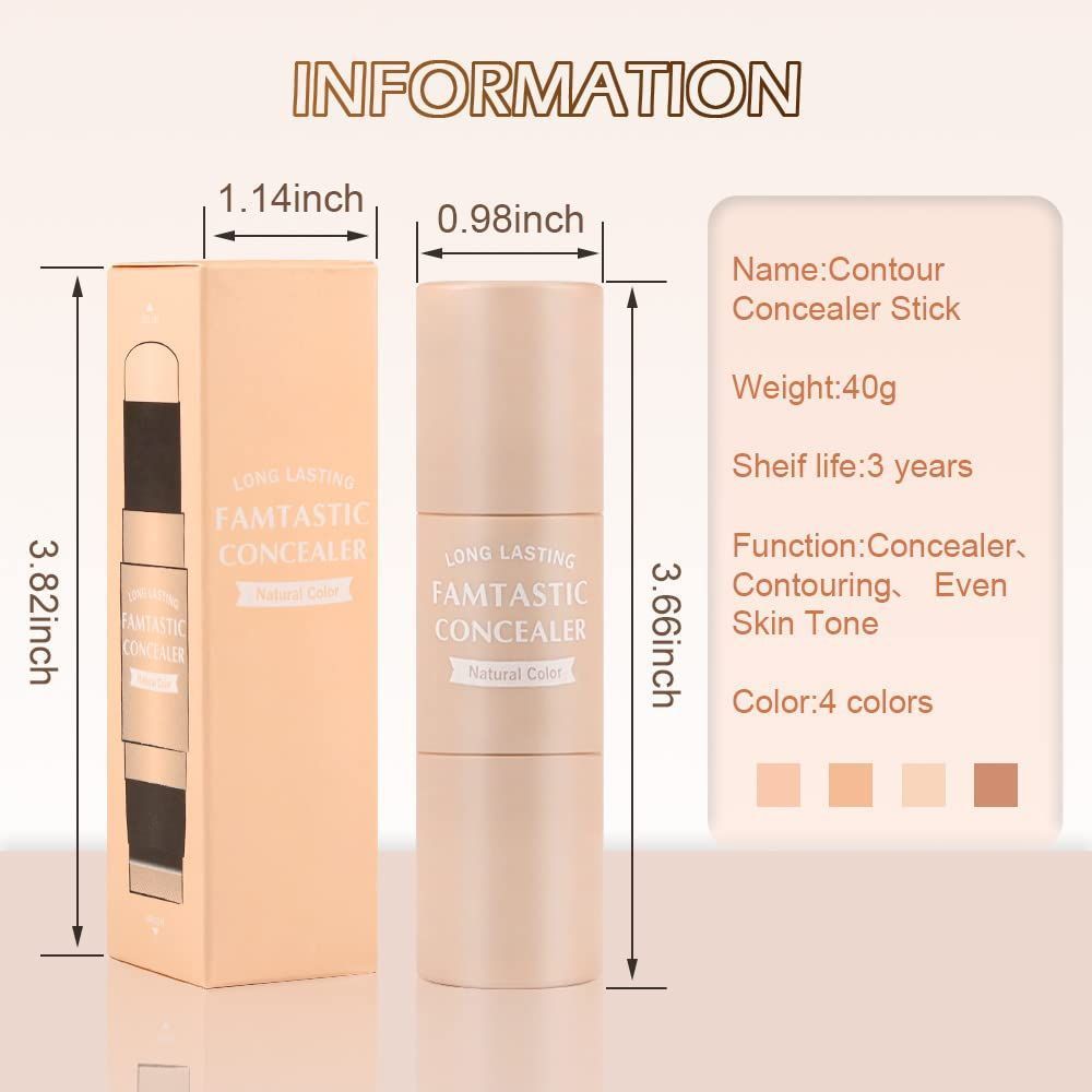 ALTTER สําหรับ Dark Circles คอนซีลเลอร์ Stick Brightening Creamy Quick-Fix Smoother Moisturizing คอน