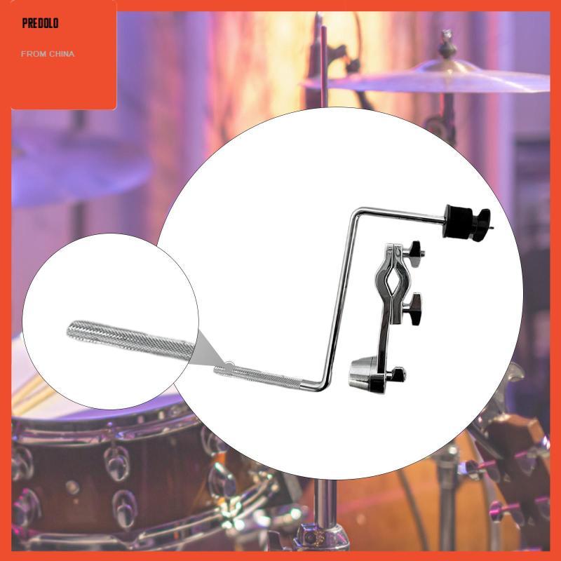 [Predolo] Drum Rack Clamp Cymbal Arm Stand Holder Attachment Adjustable Extension for Drum Set Music