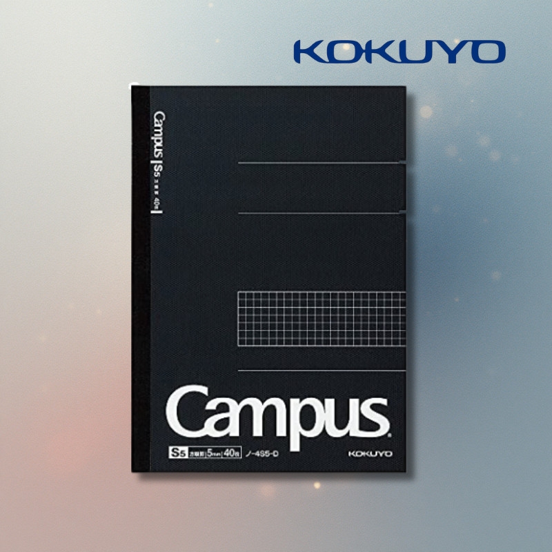 KOKUYO Campus Notebook Graph Paper Semi B5 No. 4S5-D Black