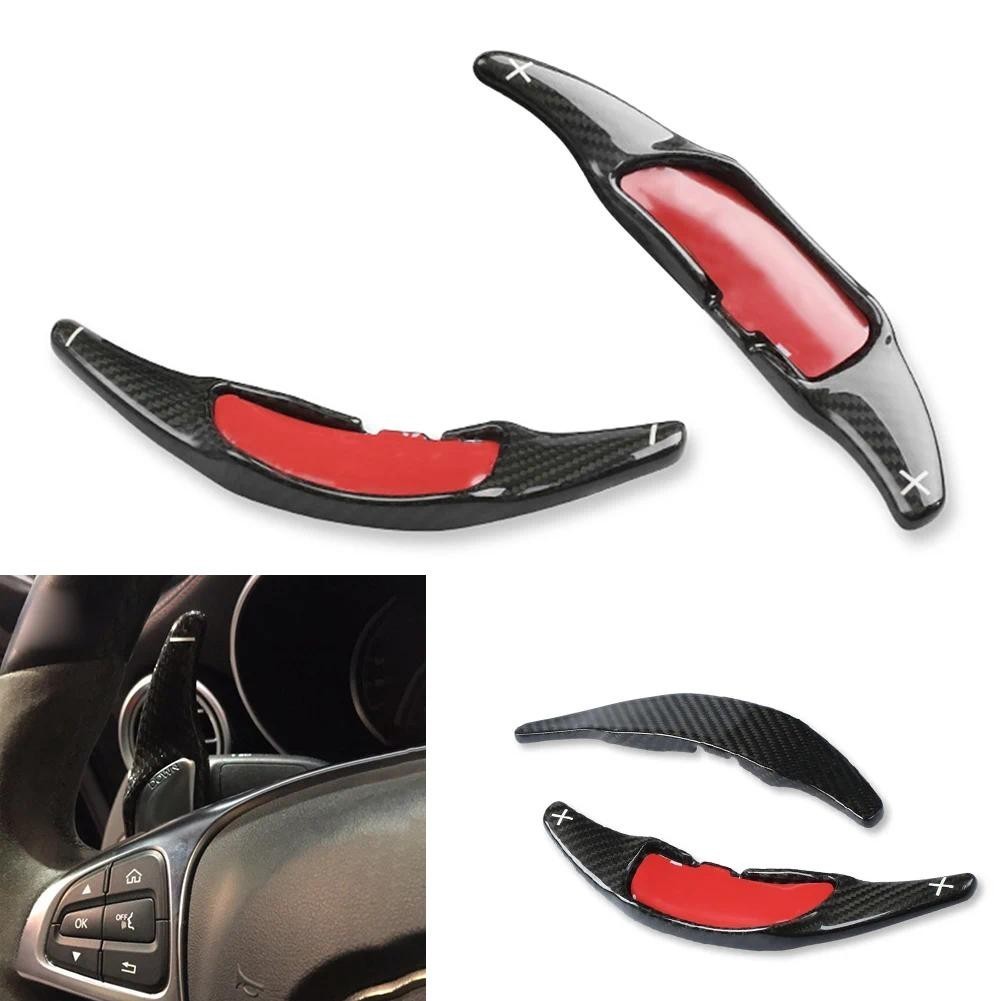 พวงมาลัยรถ Paddle Shift สําหรับ Mercedes Benz A45 C63 E63 S65 CLA45 CLS63 GLC GLS63 W176 W205 S205 W