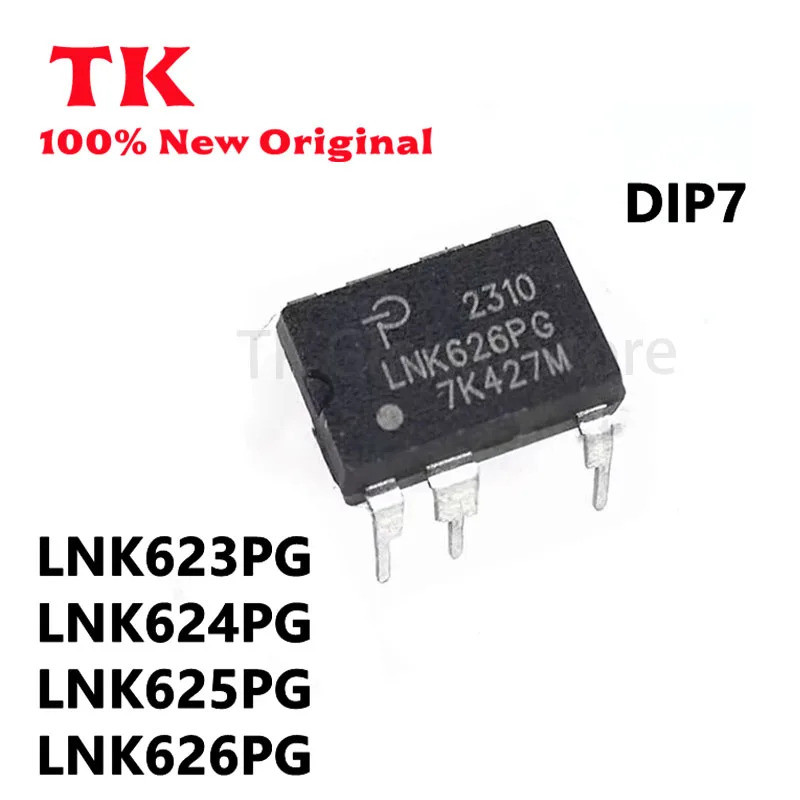 5 ชิ้น LNK623PG LNK624PG LNK625PG LNK626PG DIP-7 การจัดการพลังงาน LCD IC