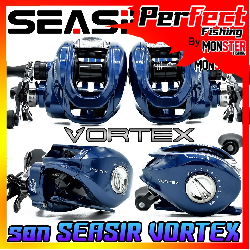 รอกตกปลา รอกหยดน้ำ SEASIR รุ่น VORTEX รอบ 7.0:1 by SEASIR (มีทั้งหมุนซ้ายและหมุนขวา)