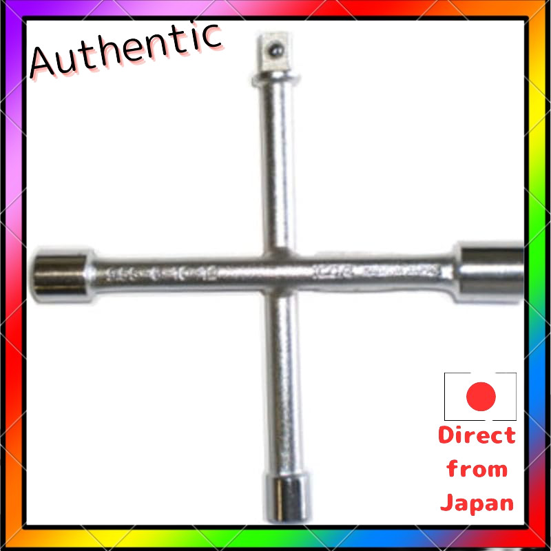 KDR (Kodera Manufacturing Co.) Mini Cross Wrench BWW-6, 9.5mm (3/8) × 8 × 10 × 12