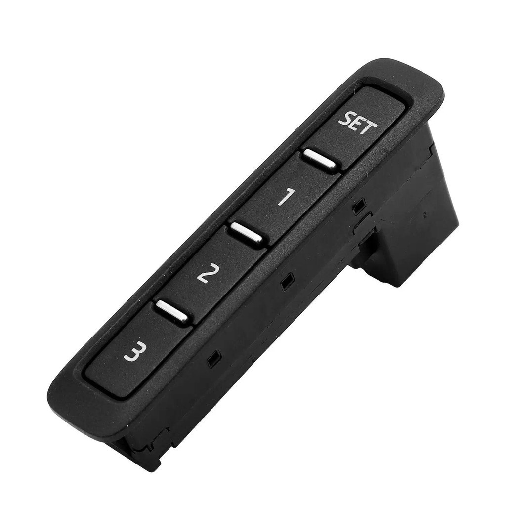 1 ชิ้นรถไดร์เวอร์ที่นั่งปรับหน่วยความจําปุ่มสวิทช์สีดําที่นั่งหน่วยความจําปุ่ม,สําหรับ Skoda PASSA 1