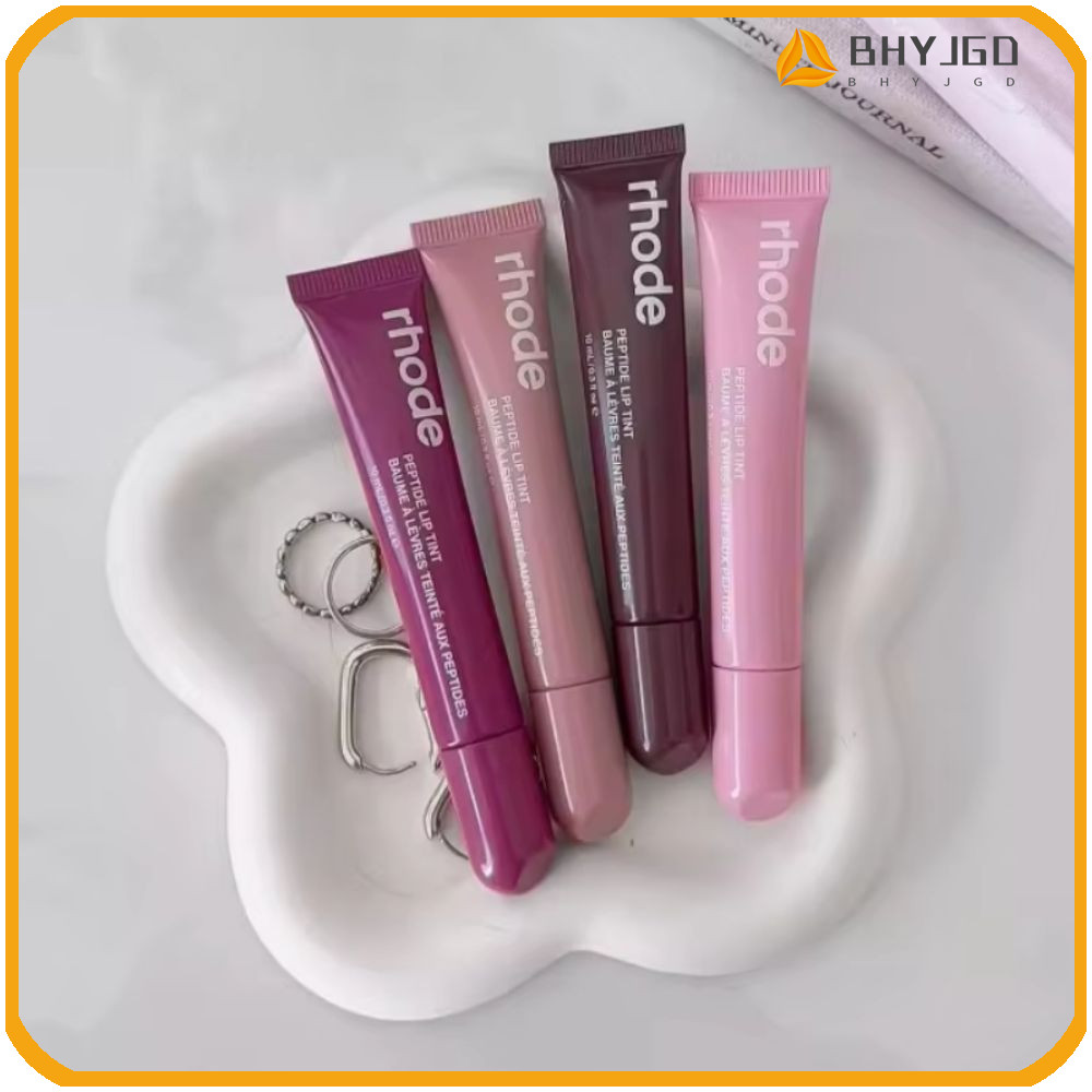 BHYJGD Rhode Lip Gloss Moisturizing Hydrating Lipstick Tinted Shiny Lip Makeup