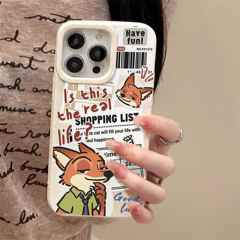 ใช้ได้กับ เคสไอโฟน 11 น่ารักซูเปอร์โตนีสุนัขจิ้งจอกคู่นุ่ม สำหรับ iPhone  16 13 15 14 12 Pro Max XR X XS 7 8 ราคา ถูกที่สุด ดีลบีเคเค แกลเลอรีภาพที่ 5