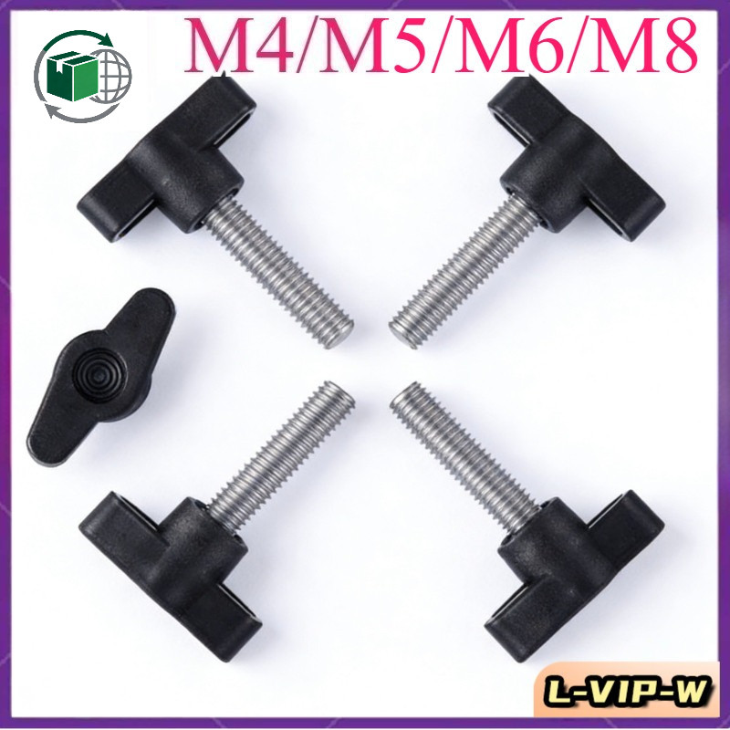 น็อต ลูกบิด ด้ามจับ มือหมุน ตัวที T สแตนเลส 304 T GRIP KNOB BOLT SUS304   M4/M5/M6/M8(L-VIP-W-1)