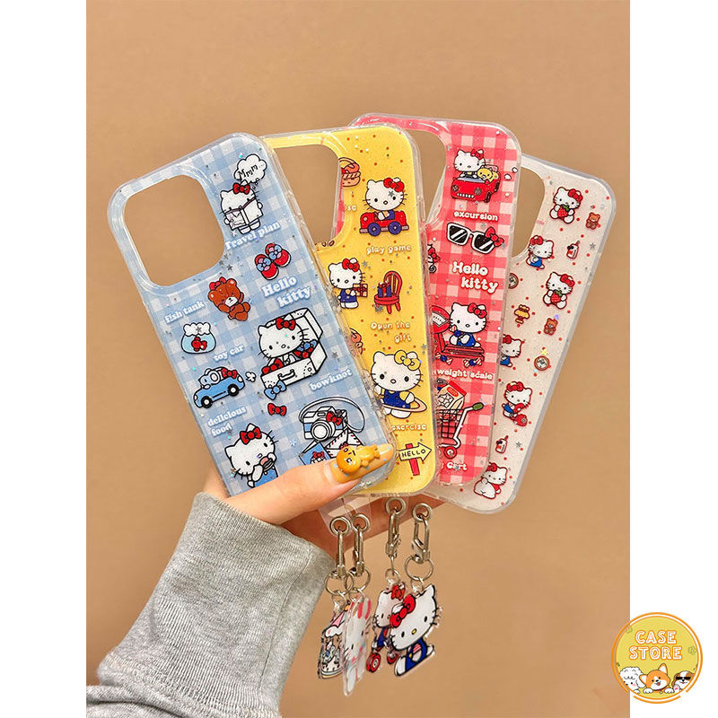 [ส่งฟรี][ส่งฟรี]เคสซัมซุง Samsung A35 A55 A06 เคสซานริโอ ลายเฮลโล คิตตี้สีสันสดใส สำหรับ   ลายน่ารัก