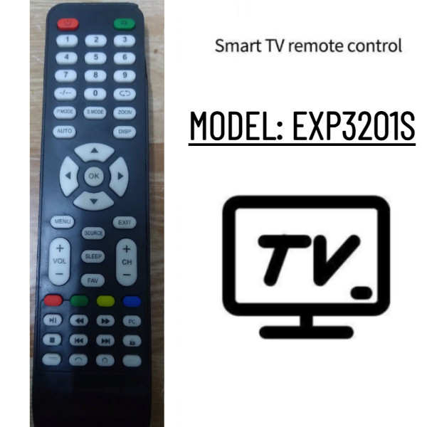 EXPOSE LED SMART TV EXP3401S รีโมทคอนโทรล