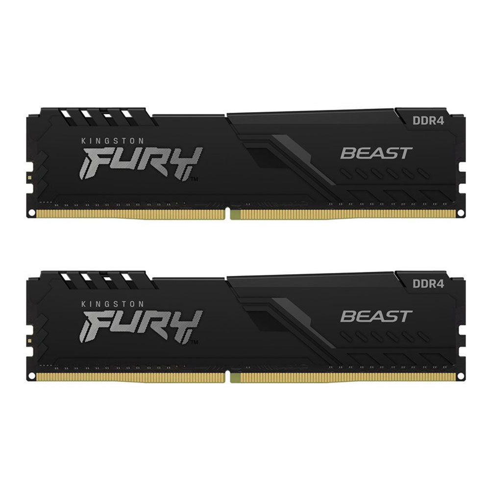 RAM (แรมมือสอง)  KINGSTON FURY BEAST DDR4 (BLACK) 16GB (8GBx2) DDR4 3200MHz