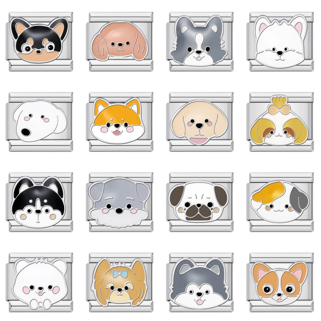 สร้อยข้อมือสแตนเลสสไตล์อิตาเลียน charm ขนาด 9 มม. สำหรับทำเครื่องประดับ DIY