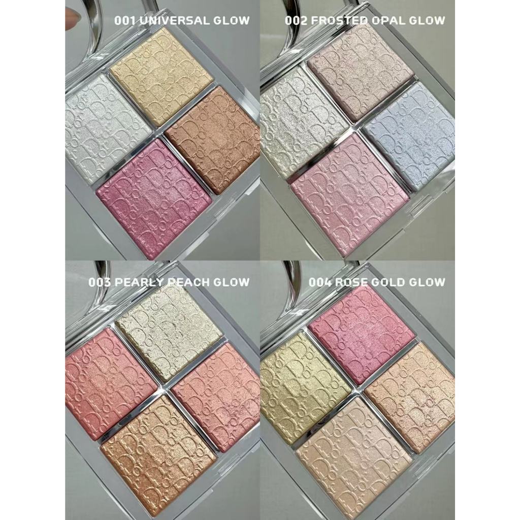 DIOR Backstage Glow Face Palette 2025 ไฮไลท์ 4 สี ผิวโกลว์ หน้าพุ่ง ดูแพง มีครบ 001/002/004 แท้💯 - รูปที่ 4