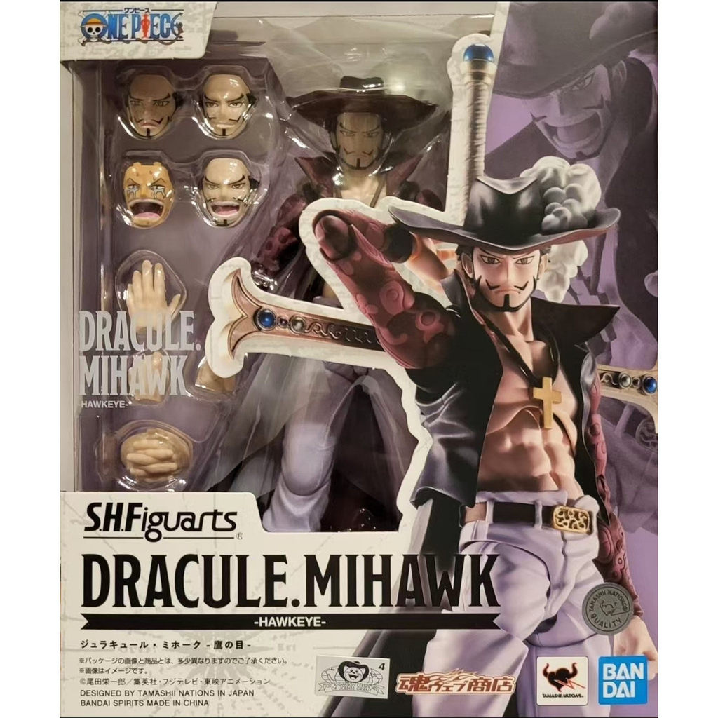 [จัดส่งรวดเร็ว] Soul Limited Bandai SHF One Piece One Piece Mihawk Hawkeye