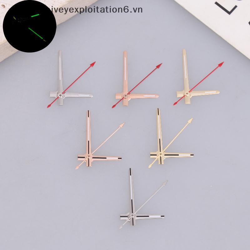 ขยาย VK63 นาฬิกามืออะไหล่สีเขียว Luminous Quartz Movement นาฬิกามือตัวชี้ Fit สําหรับ VK63A การเคลื่